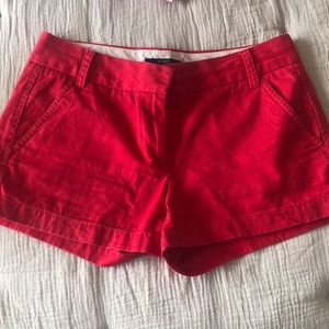 J.Crew Red Chino Shorts